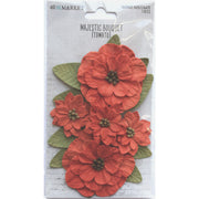49 & Market  Majestic Bouquet Flowers - Tomato 7pc